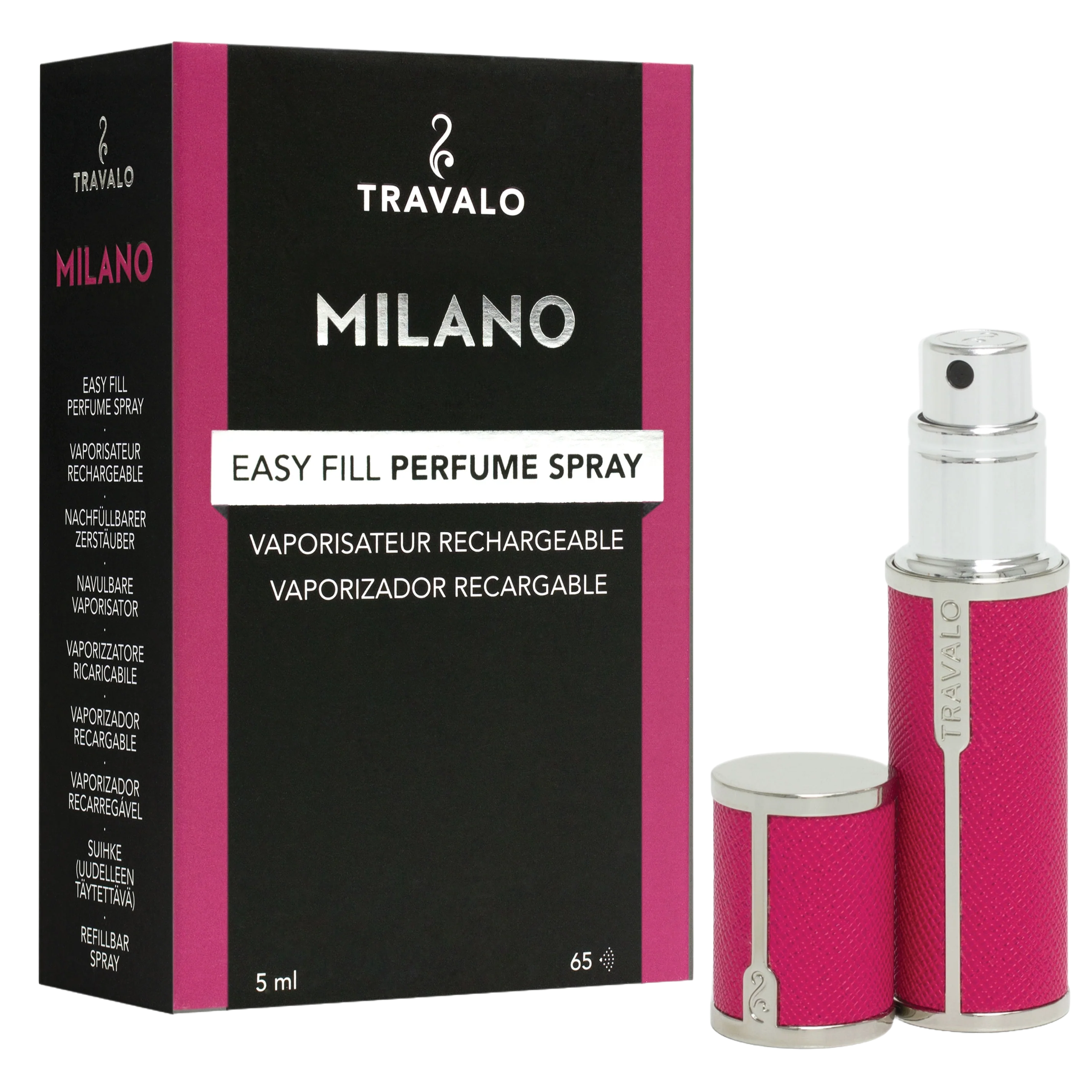 Travalo - Milano Hot Pink 5ml Atomiser - Image 4